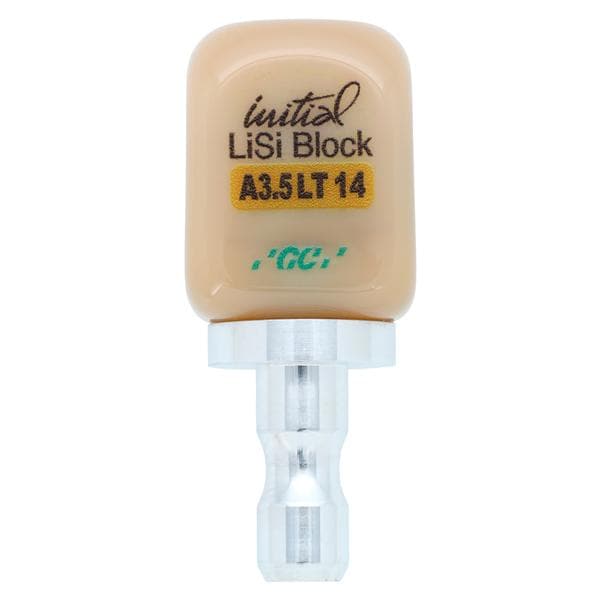 Initial LiSi Block CAD/CAM CAD Blocks Low Translucency 14 A3.5 For 5/Bx