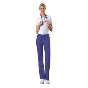 Scrub Pant 65% Polyester / 35% Cotton 4 Pockets X-Small Grape Womens Ea