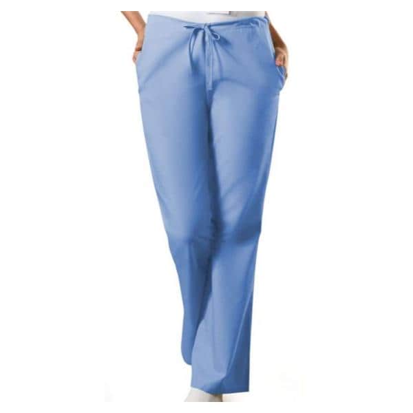 Scrub Pant 3 Pockets 2X Small Ceil Blue Womens Ea