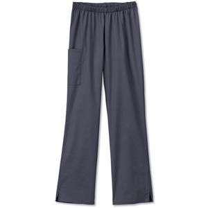 Fundamentals Scrub Pant 2 Pockets Large Charcoal Womens Ea