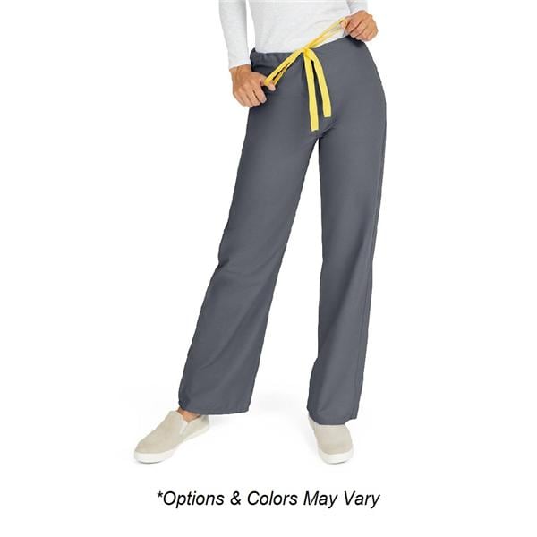 AngelStat Scrub Pant 3 Pockets X-Small Charcoal Unisex Ea