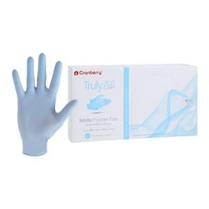 Truly 200 Nitrile Exam Gloves Medium Blue Non-Sterile, 10 BX/CA