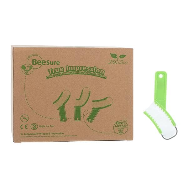 BeeSure Impression Tray Rigid Sideless 36/Bx, 20 BX/CA
