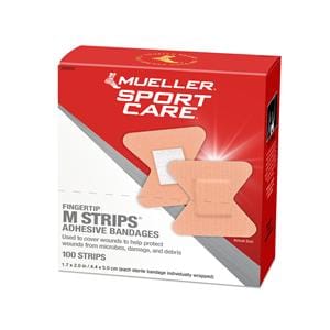 MStrips Adhesive Bandage Fabric 1.7x2" Tan 100/Bx