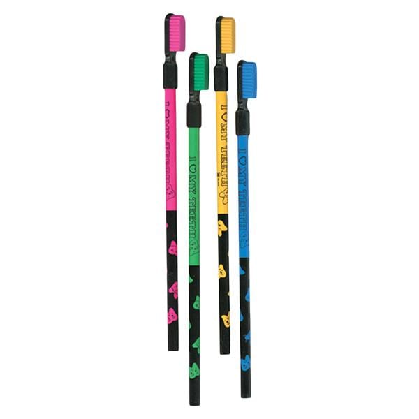 Pencils Toothbrush Assorted Colors 36/Pk