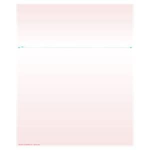 Laser Statement Paper Pastel Pink With Perforated Remittance Stub 500/Pk