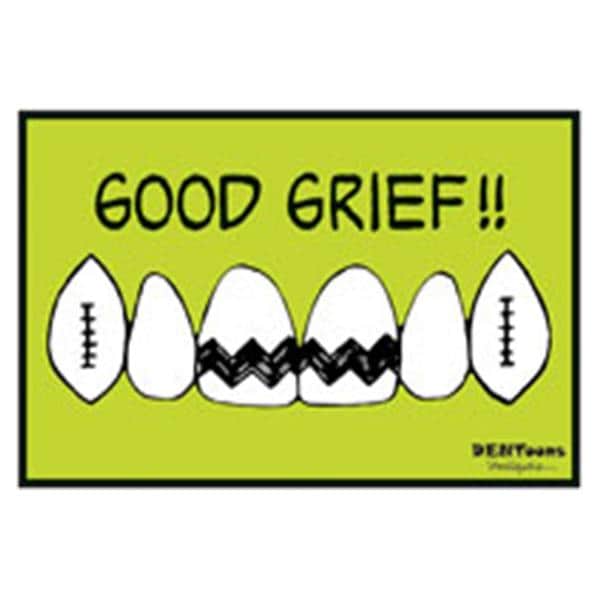 Imprinted Recall Cards Dentoon Good Grief 4 in x 6 in 250/Pk