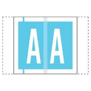 Col'R'Tab Compatible "A" LabelLt Blue 500/Rl