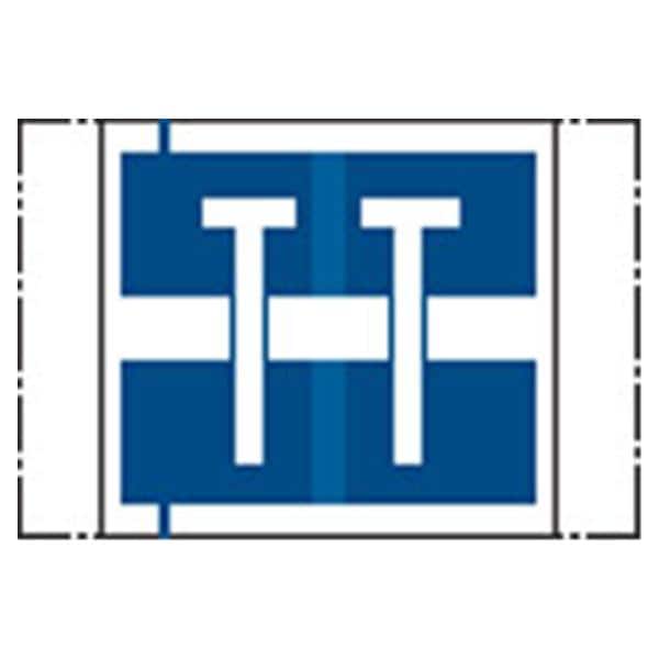 Col'R'Tab Compatible "T" Label Blue 500/Rl 500/Rl