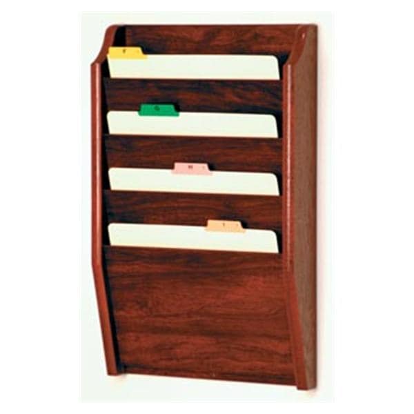 Chart Holder 4-Pocket Mahogany14x24x3.75 Ea