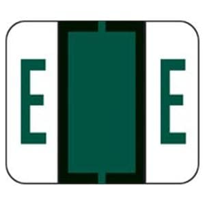 Tab "E" End Tab Labels1.25"x1" 500/Rl