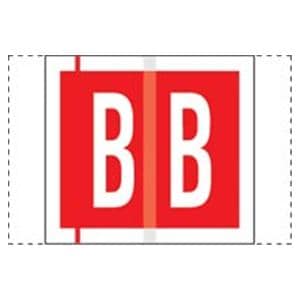 Col'R'Tab Compatible "B" Label Red 500/Rl 500/Rl