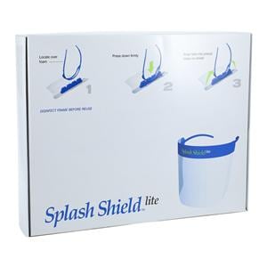 Splash Shield Lite Shield Clear / Blue 40/Bx