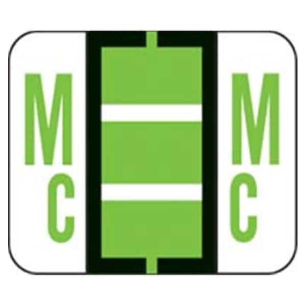 Tab "MC" End Tab Brown Labels 1.25"x1" 500/Rl