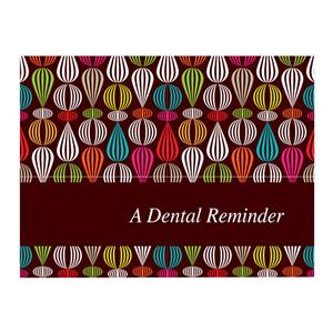 Imprinted Recall Cards Retro 4 in x 6 in 250/Pk