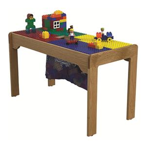 Builder Block Table Wood Ea