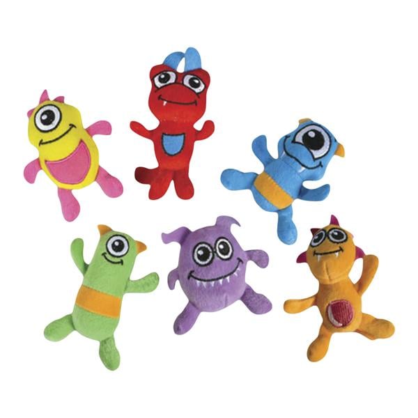 Toy Plush Cavity Monster Assorted Colors 12/Pk
