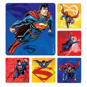 Stickers Superman Assorted 100/Rl