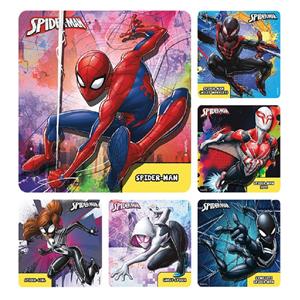 Stickers Kids 2.5 in x 2.5 in Spider-Man Multiverse 100/Rl