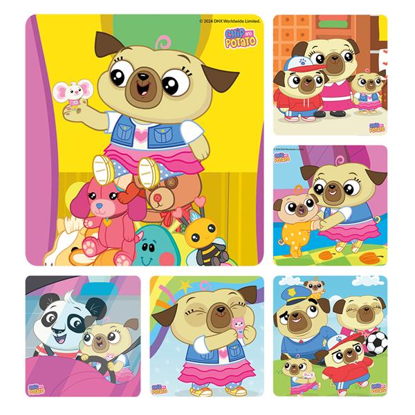 Stickers Kids Chip and Potato 100/Rl
