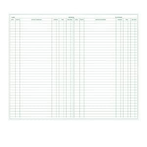 Exam Record Dental Forms Green Ink 100/Pk