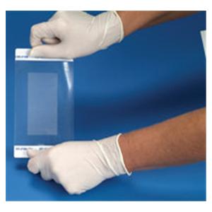 Dermanet Ag+ Polyurethane Surgical Dressing 4x6" Sterile Adhesive White LF