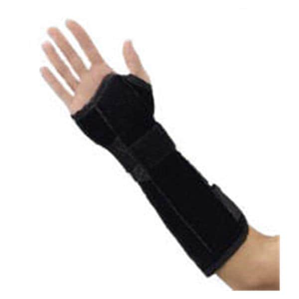 Splint Wrist/Forearm Size Large Suede Leatherette 11" Left