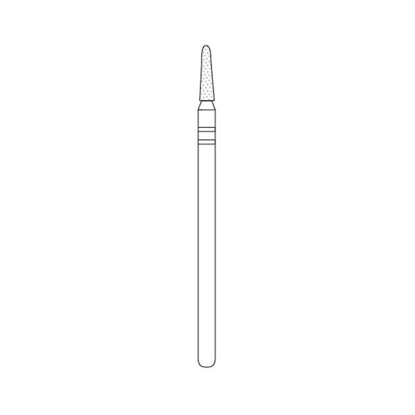 Two Striper Diamond Bur Laboratory Handpiece X767.7C Coarse Ea