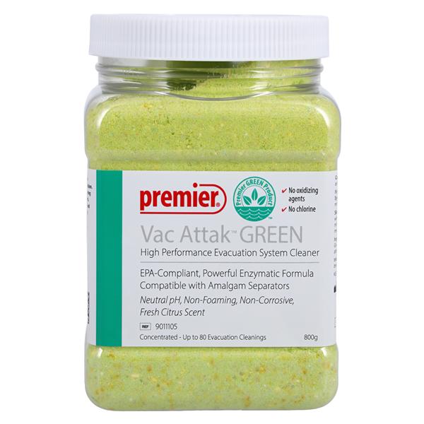 Vac Attack Green Evacuation System Cleaner Enzymatic Powder Bulk Jar Ea, 6 EA/CA