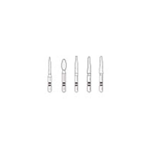 Two Striper Diamond Bur Friction Grip Short Shank 5/Pk