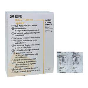 3M RelyX Unicem Resin Aplicap Capsule Cement A3 Opaque 50/Bx, 10 BX/CA