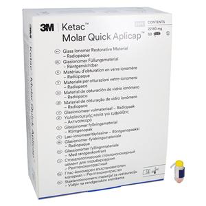 3M Ketac Molar Glass Ionomer Composite Aplicap Capsule A2 Refill 50/Bx