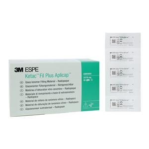 3M Ketac Fil Plus Glass Ionomer Composite Aplicap Capsule Asst Shds Rfl 50/Bx