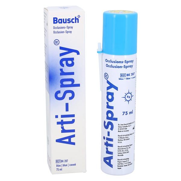 Arti-Spray Occlusion Aerosol Spray High Spot Indicator Blue 75 mL 75ml/Bt