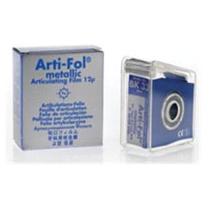 Arti-Fol Metallic Articulating Film BK-33 Blue Single Sided Roll in Dispenser