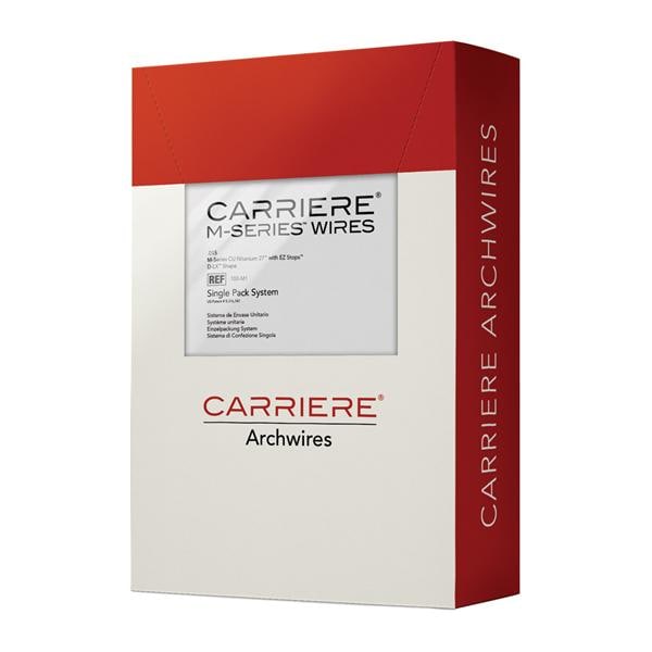 Carriere M-Series Archwire D-LX Nckl Fr Bt Ti Universal .019 in x .025 in 10/Pk