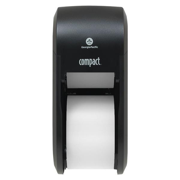 Compact Toilet Tissue Dispenser Black Ea