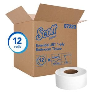 Scott JRT Jr. Toilet Tissue White 1 Ply 12/Ca