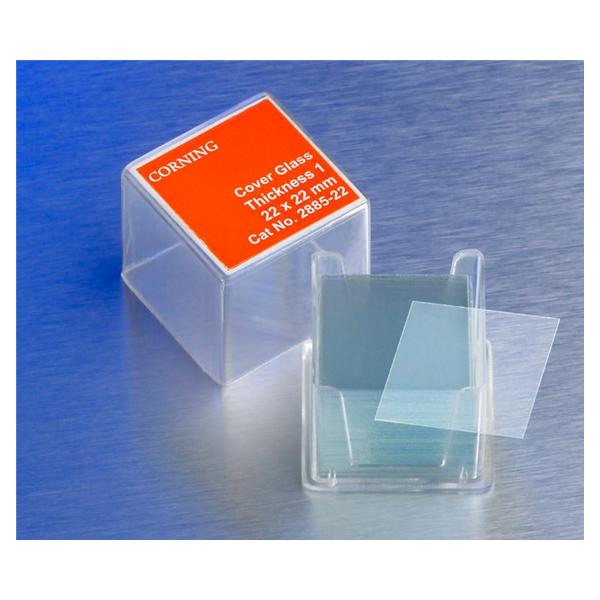 Square Cover Glass 25x25mm #1 2000/Ca