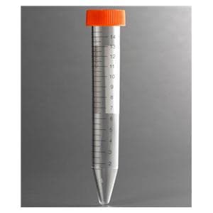 Centrifuge Tube PET 15mL 18x119mm Sterile 50/Pk, 10 PK/CA