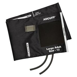 Diagnostix Adcuff Blood Pressure Cuff & Bladder Sz 12 Blk LF f/ Plm Sty Insts Ea