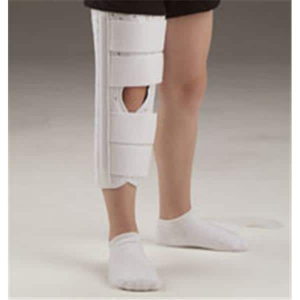 Immobilizer Knee Size Medium Canvas/Foam 12" Left/Right