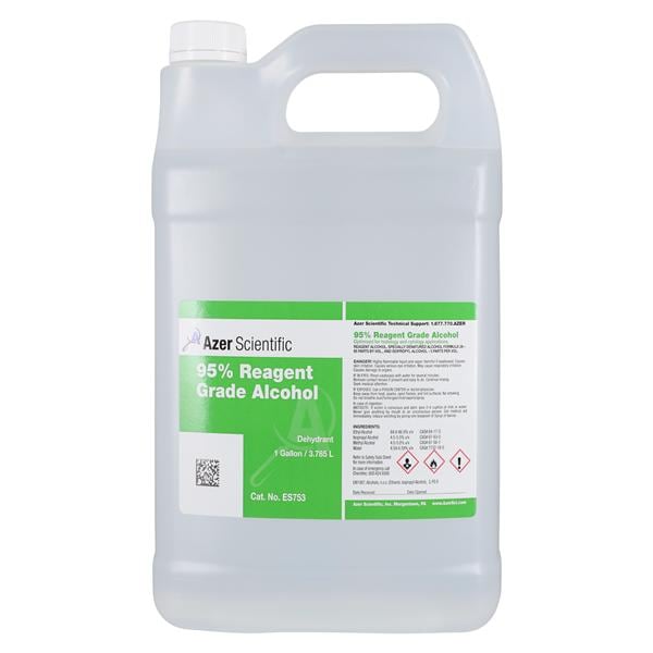 Alcohol Reagent Grade 95% 1gal 4/Ca
