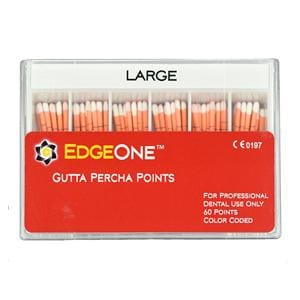 EdgeEndo Gutta Percha Points Large Size #45 White 60/Pkg