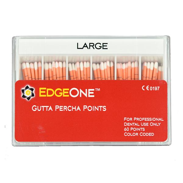 EdgeEndo Gutta Percha Points Large Size #45 White 60/Pkg