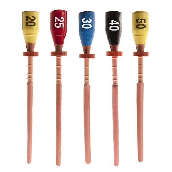 Edgecore Obturators Size #50 Yellow 6/Pk