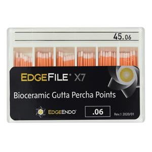 EdgeEndo Gutta Percha Points Size #45 Size #45 White 60/Pk