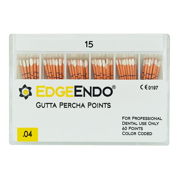 EdgeEndo Gutta Percha Points Size #15 Size #15 White 60/Pk