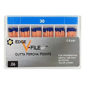 EdgeEndo Gutta Percha Points Size #30 Size #30 Blue 60/Pk