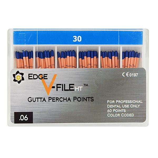 EdgeEndo Gutta Percha Points Size #30 Size #30 Blue 60/Pk